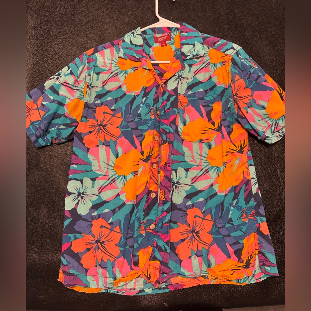 Arizona Jean Company Colorful Floral Shirt